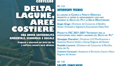 LA VIVIFICAZIONE DEGLI AMBITI LAGUNARI: CONSORZI DI BONIFICA, REGIONE DEL VENETO E AGRICOLTORI RIUNITI A CONVEGNO PER PARLARE DI DELTA, LAGUNE, AREE COSTIERE