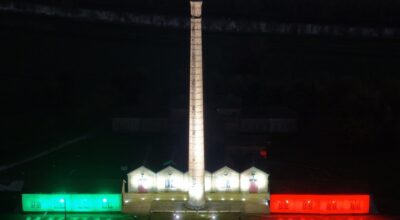 LA GRANDE BELLEZZA: CA’ VENDRAMIN SI ILLUMINA COL TRICOLORE NELLA NOTTE DELLA BONIFICA