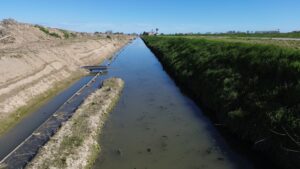 Aumento della sezione del Canale Veneto a Corbola (foto marzo 2025, lavori completati)